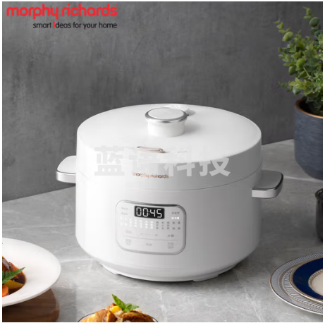 摩飞电器（Morphyrichards）多功能电压力锅炖煮煲饭双模式智能高压锅 压力电饭煲电饭锅 电火锅4升 MR8700 电压锅 椰奶白