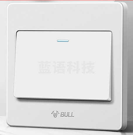 公牛(BULL) 开关插座 G07系列 一开双控开关 86型面板G07K112C 白色 暗装