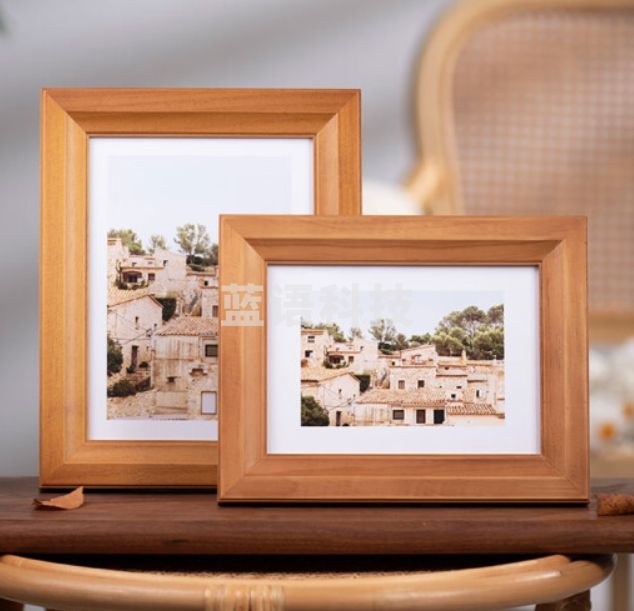 实木相框 8k 画框 原色(仅画框)