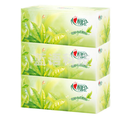 心相印 硬盒抽纸 H200 3盒/提 12提/箱 (单位：提)