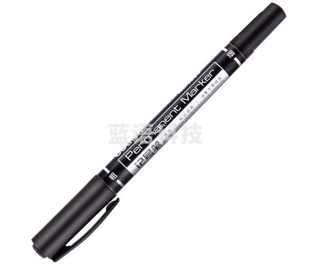 得力记号笔6824黑色