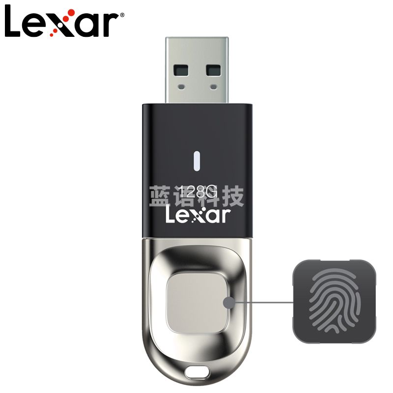 【雷克沙LJDF35_128BAP】雷克沙（Lexar）128G USB3.0 U盘 F35 读速150MB_s 金属指纹加密U盘 保护隐私安全