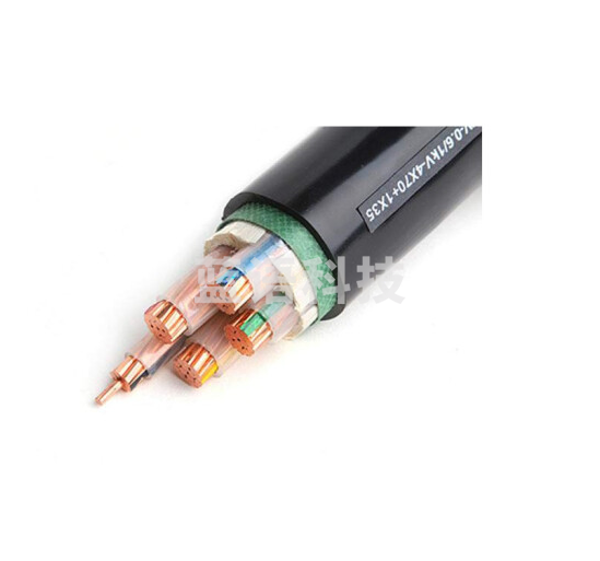 津达线缆 国标2芯YJV电力电缆 硬线 电线 电缆 1M 津达线缆 YJV2*6.0平方黑色1米