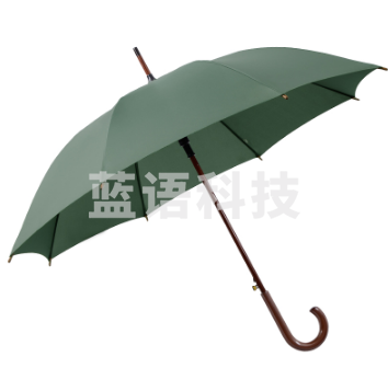 天堂伞弯柄伞木柄伞直杆伞晴雨伞长柄伞半自动伞 118e 军绿色