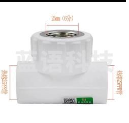 PPR内牙三通  6分 25mm