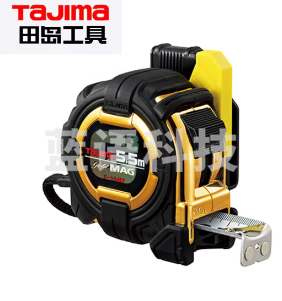 田岛tajima工具钢卷尺高精度木工装修拉尺家用圈尺5/5.5/7.5米盒尺 5.5米27mm卷尺【磁性带安全扣】1001-1885