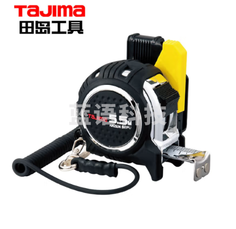 田岛TAJIMA 1001-1654 GLOCK磁爪安全卷尺配安全别扣5.5mx25mm