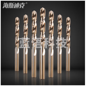 海斯迪克 gnjz-2081 麻花钻全磨制高速钢麻花钻直柄含钴麻花钻金属打孔钻头 10.0mm(1个)