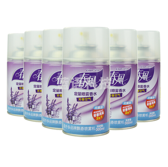 春风 自动喷香机芳香剂香水 除臭空气清新剂 家用香氛喷雾 薰衣草 300ml*3瓶
