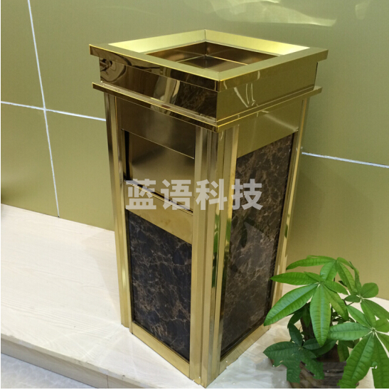 不锈钢垃圾桶 立式楼道 带灭烟大厅 烟灰缸电梯201