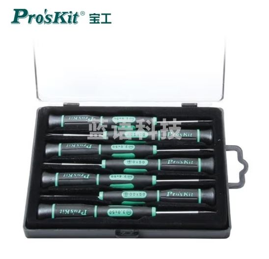 宝工（Pro'sKit） SD-081A绿黑十字/一字精密起子组7件套精密螺丝刀套装起子组套