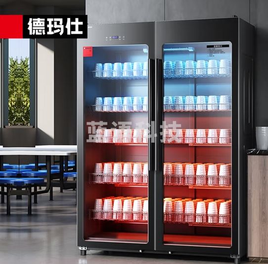 德玛仕（DEMASHI）消毒柜 商用 立式双门 酒店餐厅 厨房 消毒碗柜/保洁柜 大容量 双门 XDZ880-F3