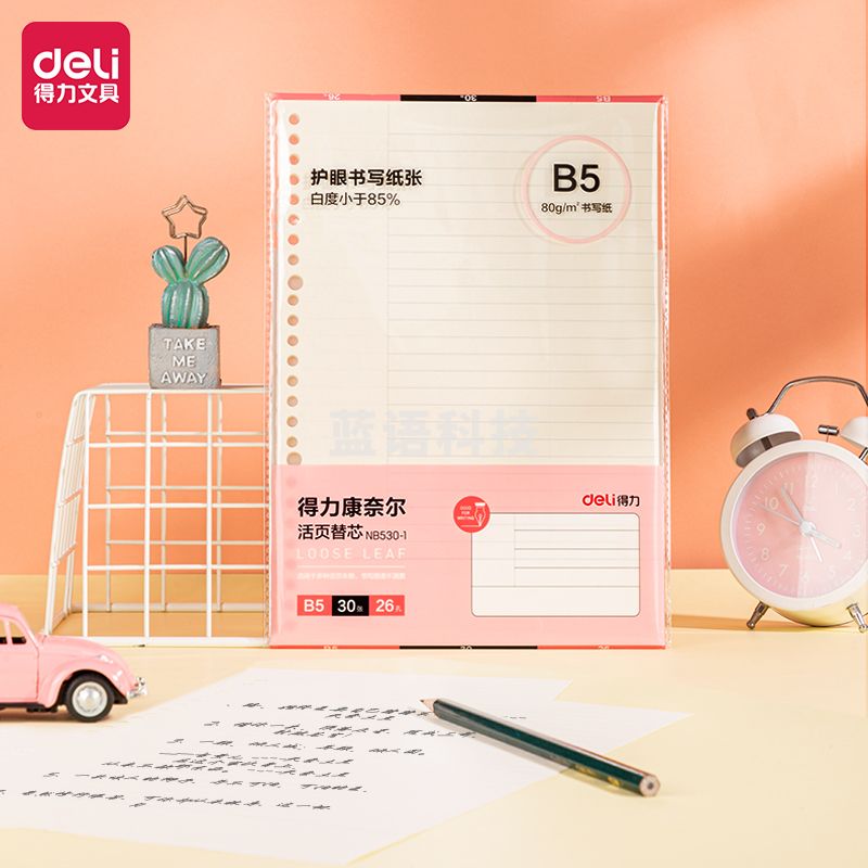 得力NB530-1活页替芯(康奈尔)(本)