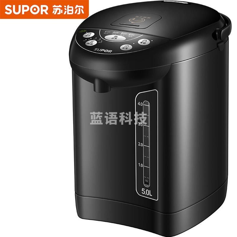 苏泊尔（SUPOR）SW-50J51A 电热水瓶 电热水壶烧水壶 5L容量 多段温控电水壶 双层防烫 304不锈钢开水壶