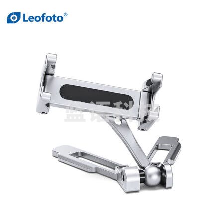 徕图(Leofoto)PS-3（银色）多功能便携稳定阿卡标准燕尾槽直播三脚架专用vlog拍摄云台手机夹