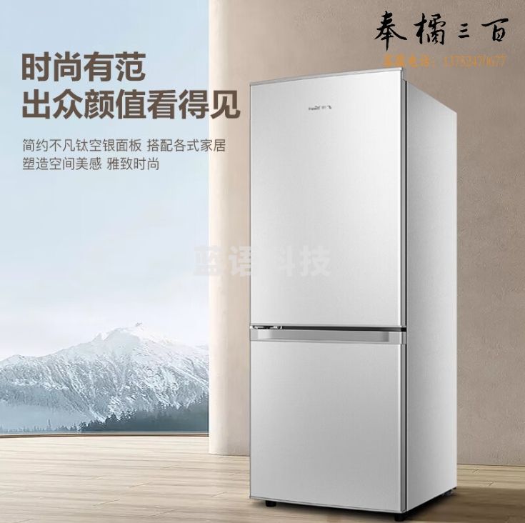 新飞 160升冰箱 双开门冰箱 BCD-160K2AT