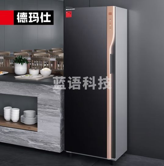 德玛仕（DEMASHI）消毒柜 家用紫外线消毒立式 商用厨房餐厅酒店专用碗筷餐具大容量 消毒碗柜XDZ380-F3