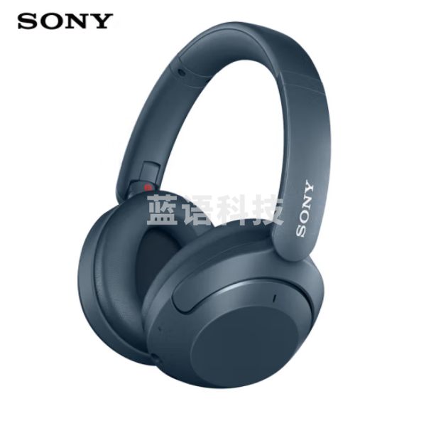 索尼 WH-XB910N 降噪耳机 无线重低音 头戴式 50小时长久续航 蓝牙5.2 蓝色