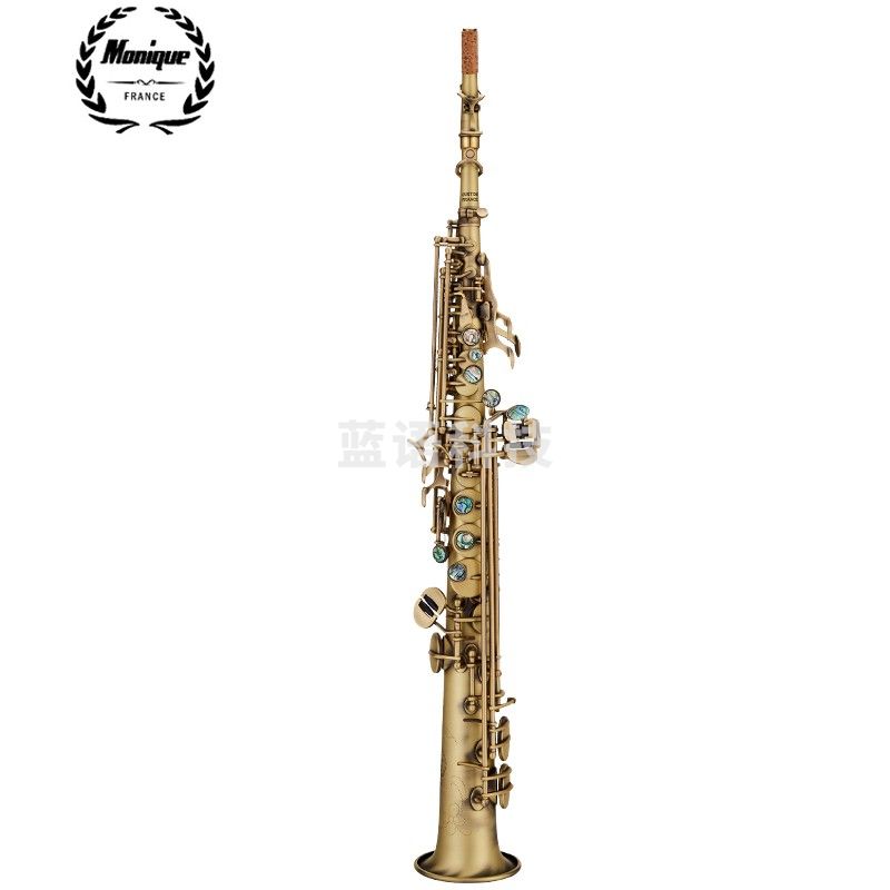 法国莫尼克(Monique）MSS-580EX 降B调高音直管萨克斯乐器保修 法式管乐器初学者专业演奏考级款风管