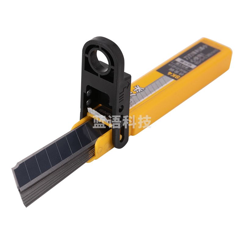 得力(deli) DL-DP091 13刀头SK4合金钢美工刀片/裁纸刀片 10片9mm