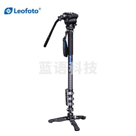 徕图(leofoto)MV-324CL+VD-03+BV-10 魔杖系列单反相机专业碳纤维摄像独脚架套装