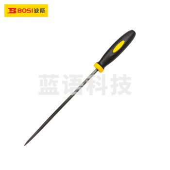 波斯（BOSI）圆锉什锦锉修整锉钢锉金属锉刀打磨工具 BS507009（5×180MM）