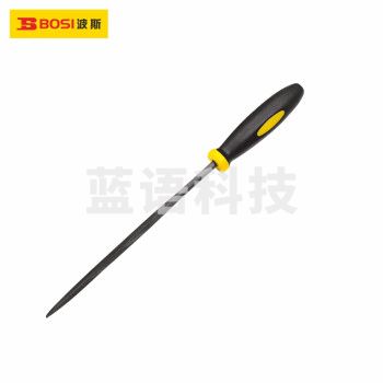 波斯（BOSI）三角锉什锦锉修整锉钢锉金属锉刀打磨工具 BS507012（5×180MM）