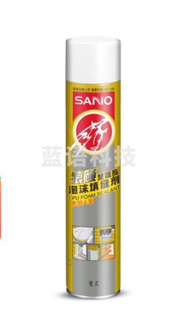 三和（SANVO）H453-65-580 580克狼顾发泡胶 聚氨酯泡沫填缝剂 发泡剂防水泡沫胶