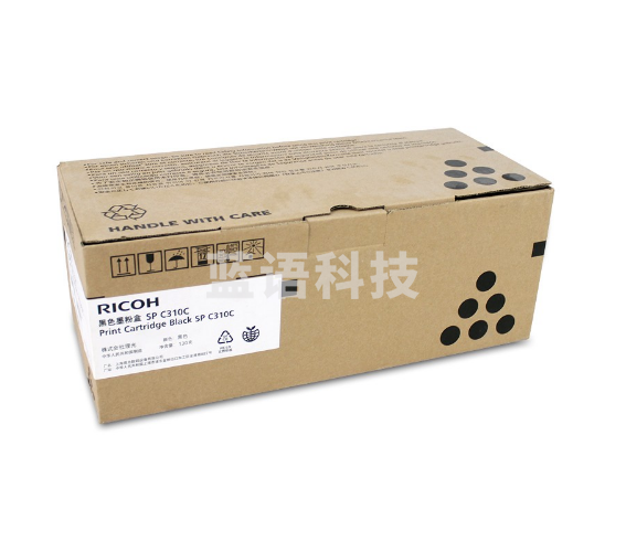 理光（Ricoh）SPC310C 原装墨粉盒碳粉 适用SPC340DN 1支装 可打印约2800页 SPC310C 黑色