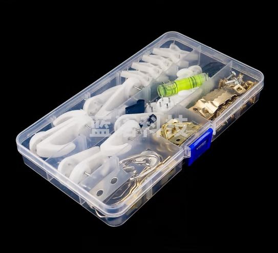 海斯迪克 挂钩 隐形无痕钉相框钩 挂画钉婚纱照挂钉装饰品墙钉钩HKsq-438 109件套盒装