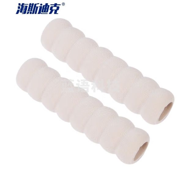 海斯迪克 HKSY-90 门把手防撞保护套 加厚橡胶安全门把手套 门拉手防碰套 白色10个（糖葫芦型）