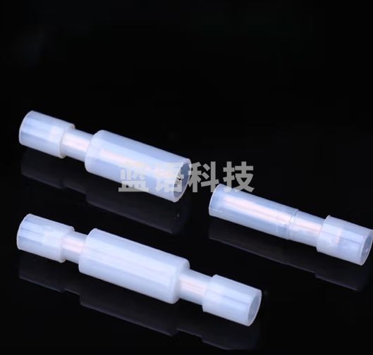 海斯迪克 尼龙子弹头端子 公母对插接头快速接线端子HKsq-471 白色公母（0.3-1.0平方）50套