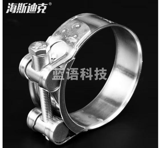 海斯迪克 HKqy-15 304不锈钢欧式喉箍 强力水管卡箍 162-174mm(1个)