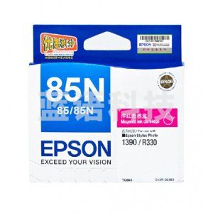爱普生T0853/T0853N 原装洋红色墨盒/860页 (适用PHOTO1390/R330机型)