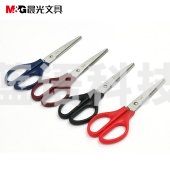 晨光（M&G）剪刀 ASS91312 196mm (黑色、灰色、红色) 12把/盒 （颜色随机)