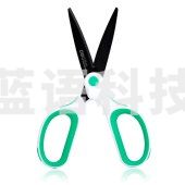 得力（deli）6054 特氟龙剪刀175mm