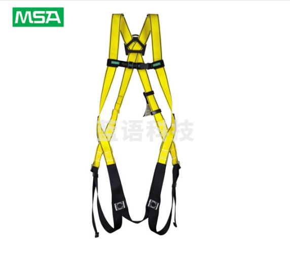梅思安/MSA 10106883 沃克曼轻巧型全身式安全带 快速收腿带 背部D 型环