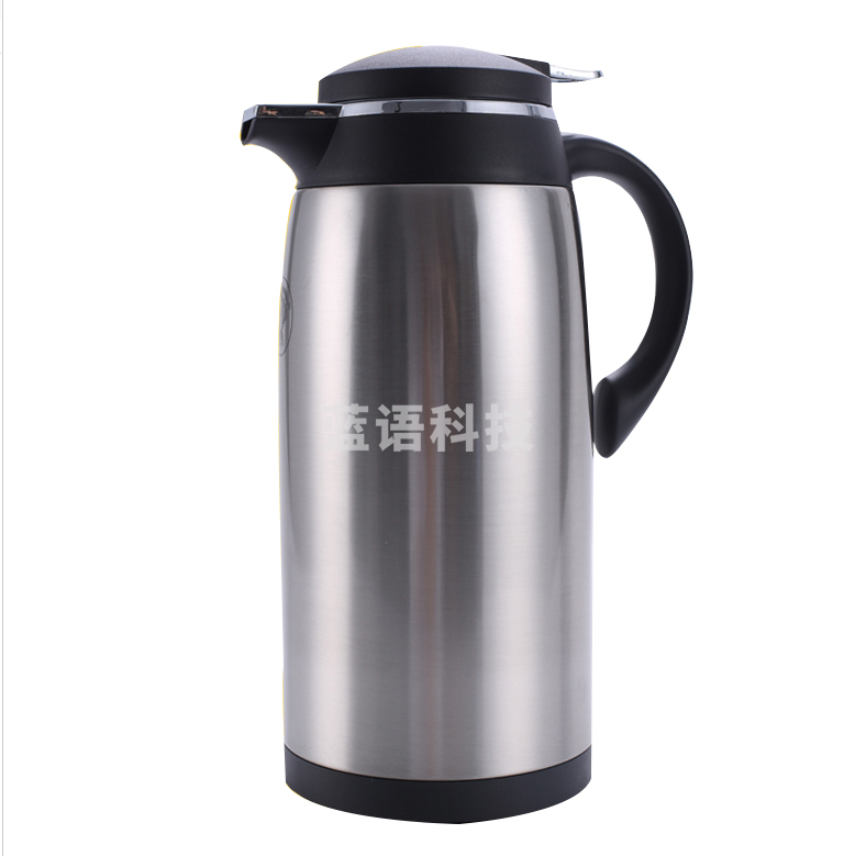 巨联(JULIAN) 不锈钢保温水壶 暖壶 家用玻璃内胆热水壶大容量暖壶办公家用 1.9升 4个/箱