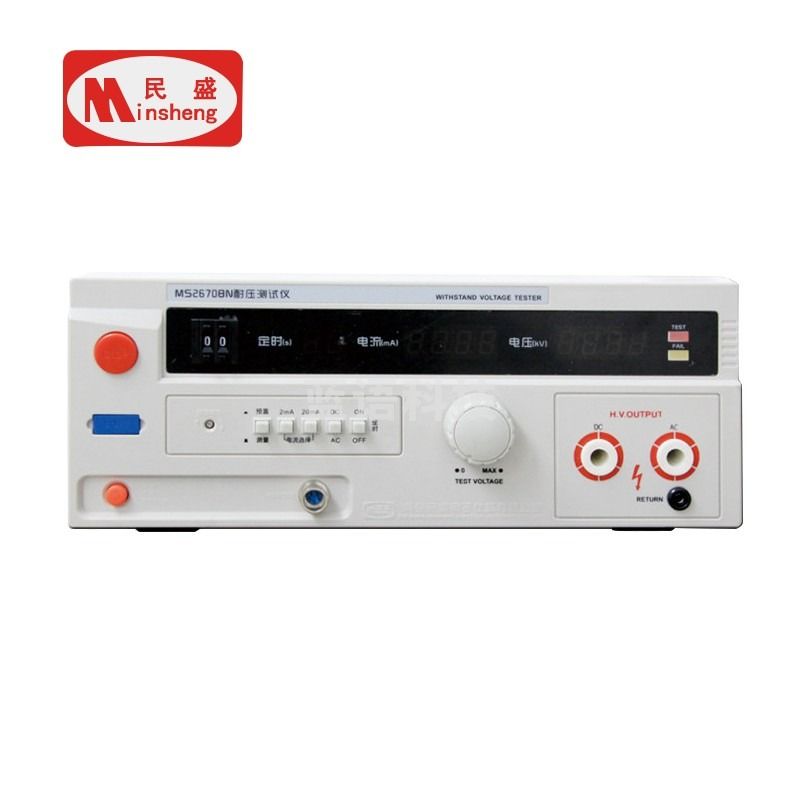 三门/SANMEN 实验教学仪器器材MinshENg民盛安规测试仪MS2670CN耐电压绝缘接地电阻泄漏电流测试仪接触 MS2670BN耐压仪：交直流 5KV满百包邮其它型号询客服可议价