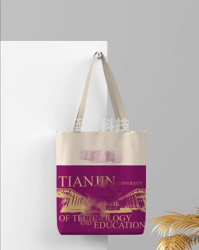 手提帆布包学生帆布袋单肩斜挎收纳包定制