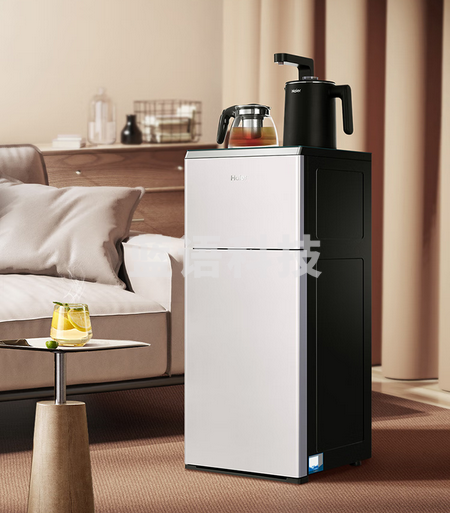 海尔（Haier）茶吧机家用 下置式饮水机 防干烧制热可调温 自动断电童锁 触屏控制饮水机家用YRQ02D-CB