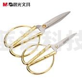 晨光/M&G ASS91389 龙凤呈祥金剪刀 190mm/金色 1把装