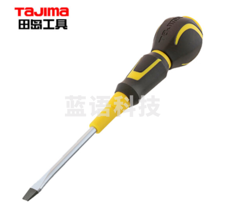 田岛（TAJIMA）强力软胶球柄一字螺丝批6-150 1301-2167