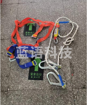 五点式双钩绳耐磨户外施工电力电工安全带