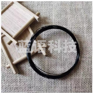 景泰蓝金丝彩砂工艺装饰画原材料彩丝 黑色 1*0.5 5米