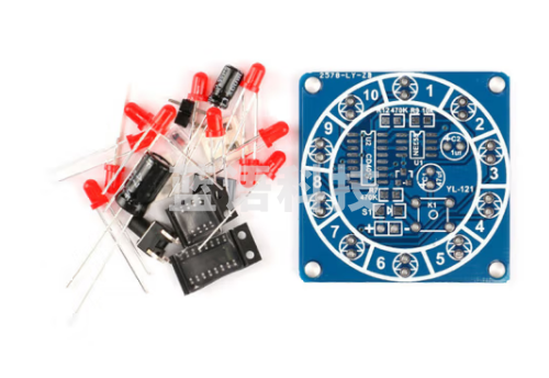 DIY电子幸运转盘套件/电子骰子 DIY电子小制作 趣味电子套件