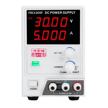 泽丰盛 FDC1305F 数显可调直流稳压电源 高精度电镀仪器维修电源 30V 5A