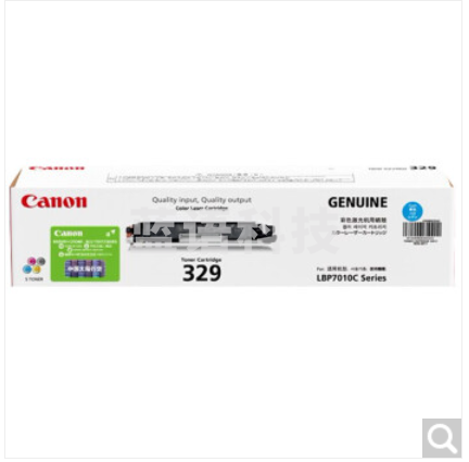 佳能（Canon）CRG329C 青色硒鼓粉盒（适用于LBP7010C/LBP7018C）