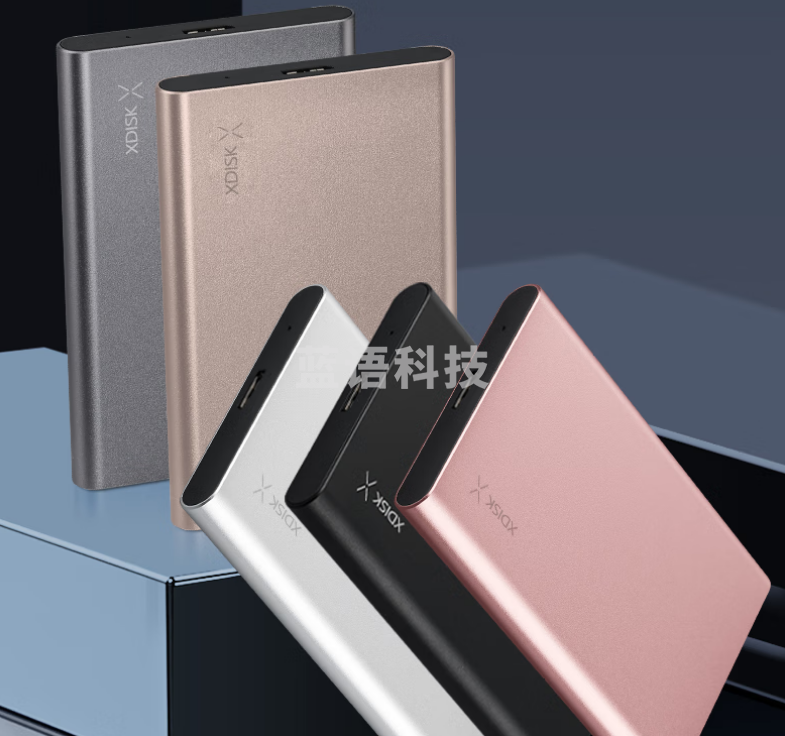 小盘(XDISK)1TB USB3.0金属移动硬盘X系列2.5英寸太空灰X9plus-1TB 超薄高速便携时尚款 文件数据备份存储 稳定耐用