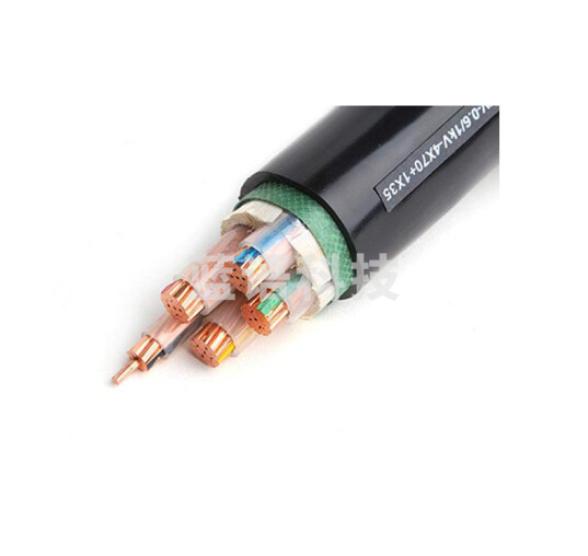 津达线缆 国标2芯YJV电力电缆 硬线 电线 电缆 1M 津达线缆 KYJV2*1.5平方黑色1米